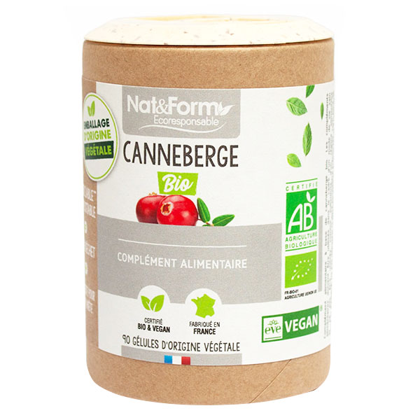 Écoresponsable Canneberge Bio 90 gélules végétales