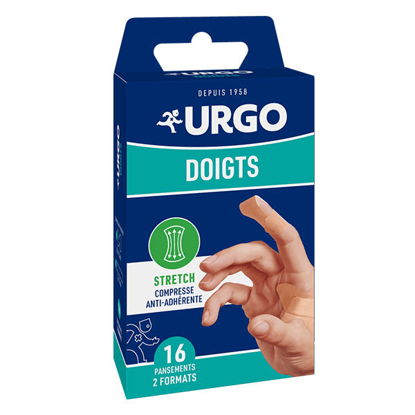 Premiers Soins Pansement Spécial Doigts 2 Formats 16 unités