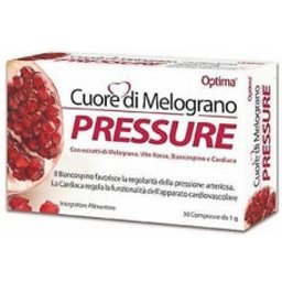 Optima Naturals Heart Of Pomegranate Pression 30 Comprimés