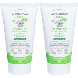 Crème DE Change Bébé Certifiée BIO Olizinc 40 | Bébé