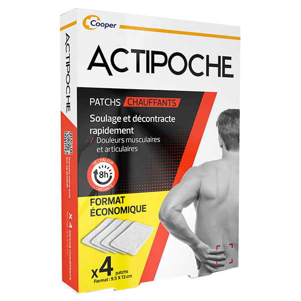 Patchs Auto-Chauffants Douleurs Musculaires 4 unités