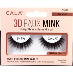 Lashes 3D Faux Mink Faux Cils Sin City 1 Pairee