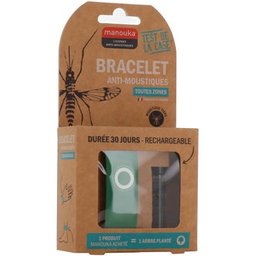 Bracelet Anti Moustiques Adulte Vert 1ut