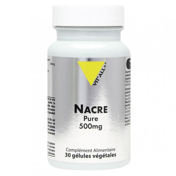 Nacre Pure 500mg 30 gélules végétales