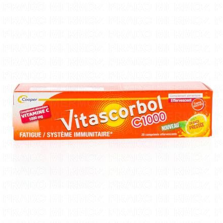 C1000 Goût Orange pressée x20 comprimés effervescents