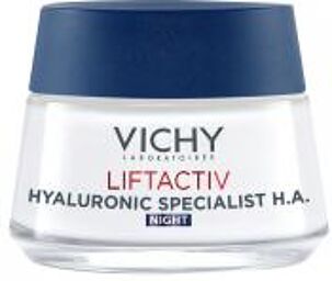 LiftActiv Hyaluronic Specialist H.A Crème Nuit Repulpe Réduit les Rides 50 ml - Pot 50 ml