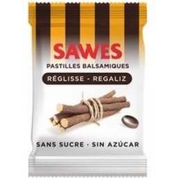 Comprimés balsamiques sans sucre Goût de réglisse avec vitamine C en sachet de 50g
