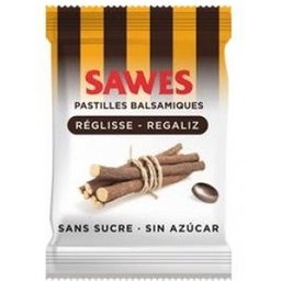 Comprimés balsamiques sans sucre Goût de réglisse avec vitamine C en sachet de 50g