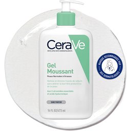 Gel Moussant visage pour les peaux normales à grasses 473 ml