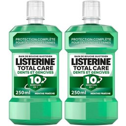Listerine Total Care Dents ET Gencives Bain DE Bouche - Bain de bouche fluoré, menthe fraî