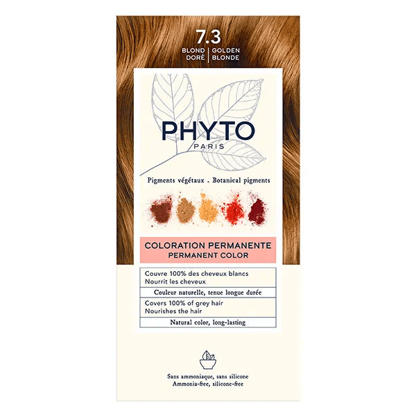 PhytoColor Coloration Permanente N°7.3 Blond Doré