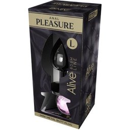 Anal Pleasure Mini Plug Métal Rose Taille L 1ut