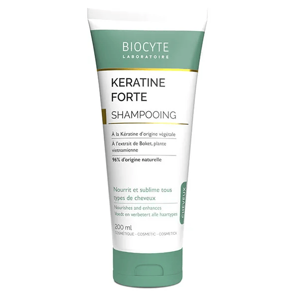 Kératine Forte Shampoing Soin des Cheveux Kératine et Boket 200ml