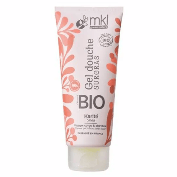 MKL Gel Douche BIO Karité, cheveux, visage et corps 200ml