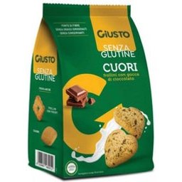 Corazones Galletas Mantequilla Gotas Chocolate Sin G 200g