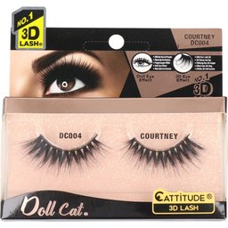 Doll Cat Cattitude 3D Lash Courtney 1 Paire