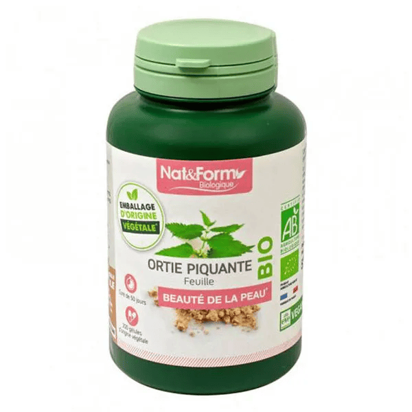 Bio Ortie Piquante Feuille 200 gélules végétales