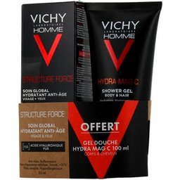 Men Structure Force 50ml + Hydra Mag C Gel Douche 100ml