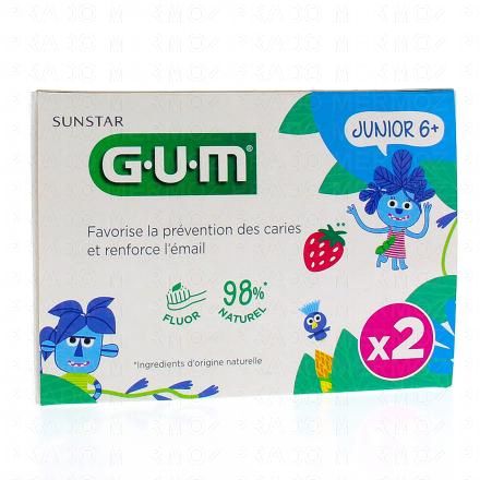 Junior Dentifrice 6ans+ gout fraise 2x50ml