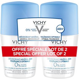 Déodorant minéral roll-on 48H Tolérance optimale