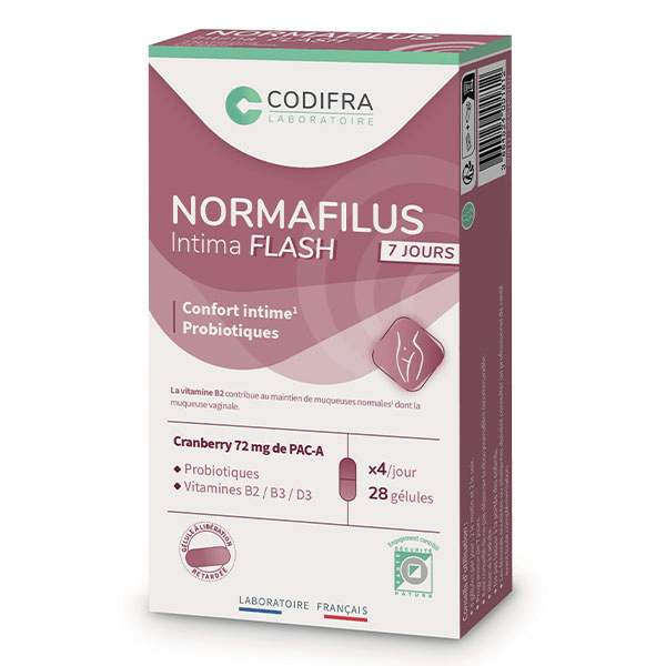 Normafilus Intima Flash 28 gélules