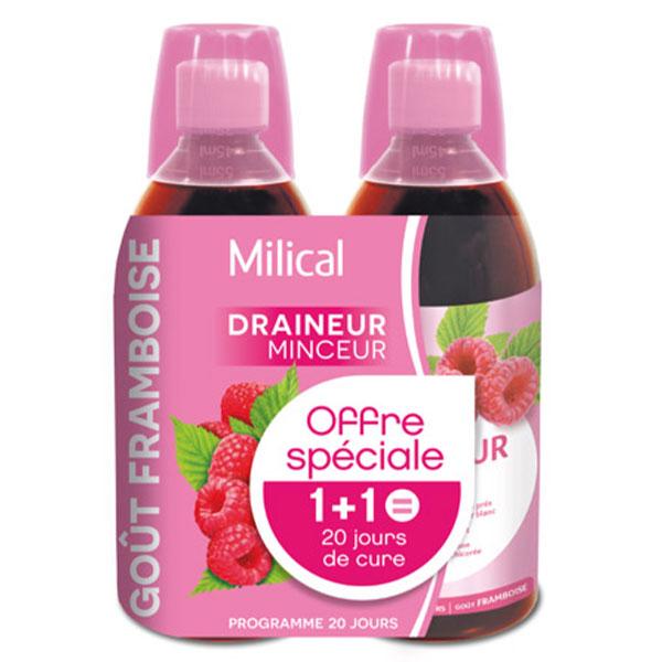 Draineur Ultra Goût Framboise Lot de 2 x 500ml