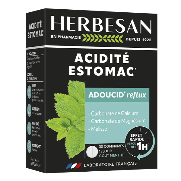 Adoucid 30 Goût Menthe comprimés à croquer
