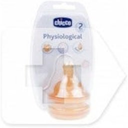 Chicco™ Mamelon en caoutchouc physiologique à débit rapide 2 pcs