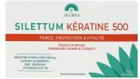 Silettum Kératine 500 Force Protection et Vitalité 40 Comprimés - Boîte 40 comprimés