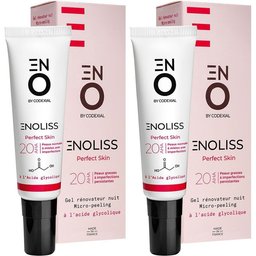 Enoliss Perfect Skin 20 Aha, Gel rénovateur nuit micro-peeling à l'acide glycolique, tube
