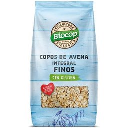 Copos de Avena Finos Integrales Bio Sin Gluten 500g