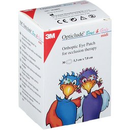 3M™ Opticlude™ Boys&Girls Pansements orthoptiques Midi (5,3 x 7 cm) 2538Pe