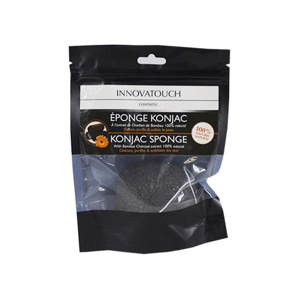 Eponge Konjac Charbon