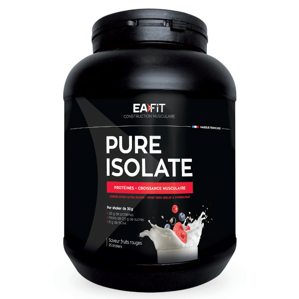 Pure Isolate Goût Fruits Rouges 750g
