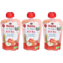 Red Bee Gourde Pomme et Fraise bio