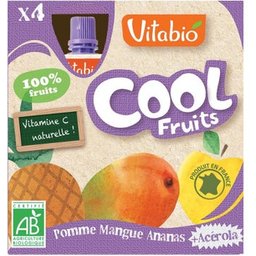 Cool Fruits Manzana Mango Piña 12x90g