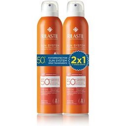 Sun System Spray Solaire Corporel Transparent SPF50+ 2x200ml
