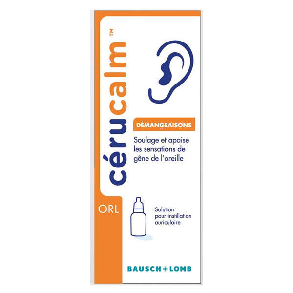 Bausch+Lomb Cerucalm Solution Auriculaire démangeaisons oreille15ml