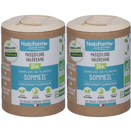 Nat&Form Passiflore Valériane Bio en gélules