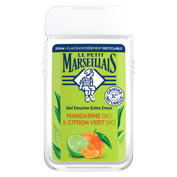 Gel Douche Extra Doux Mandarine & Citron Vert 250ml