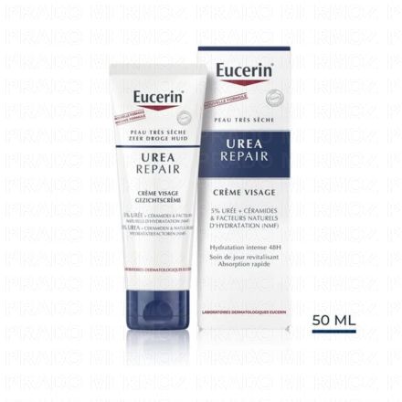 UreaRepair - Crème visage emolliente 5% urée tube 50ml
