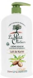Crème Douche Lait de Karité 750 ml - Flacon-Pompe 750 ml