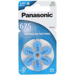 Panasonic® Zinc Air Piles PR 675H 1,4V Bleu