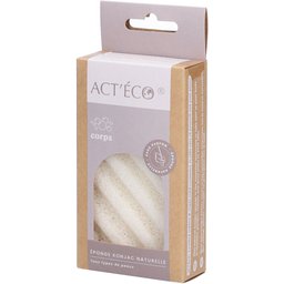 Act'eco® Éponge Konjac Naturelle Corps