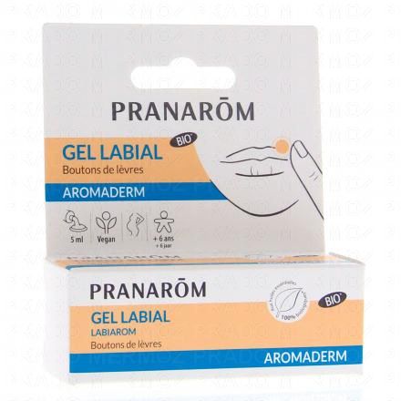Aromaderm - Gel Labial Boutons de lèvres bio 5ml