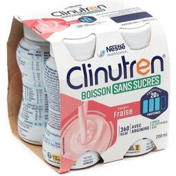 Pack Boisson Sans Sucre Nutriment Fraise Bio 4x200ml