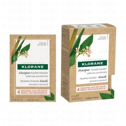 Galanga - Masque-Poudre Traitant Antipelliculaire x8