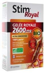 Stim Royal Gelée Royale Bio 2600 mg 20 Ampoules - Boîte 20 ampoules de15 ml
