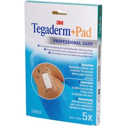 Tegaderm + Pad Pansement Transparent Avec Compresse Absorbante  9cm X 15cm 3589P