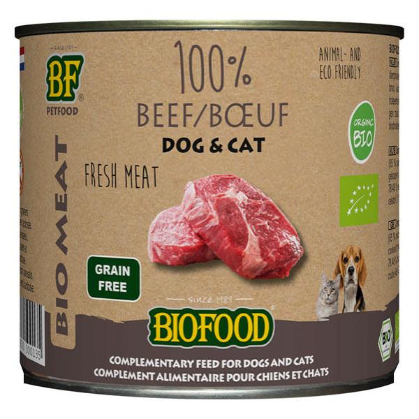 100% viande de boeuf Bio - Boîte de 200g